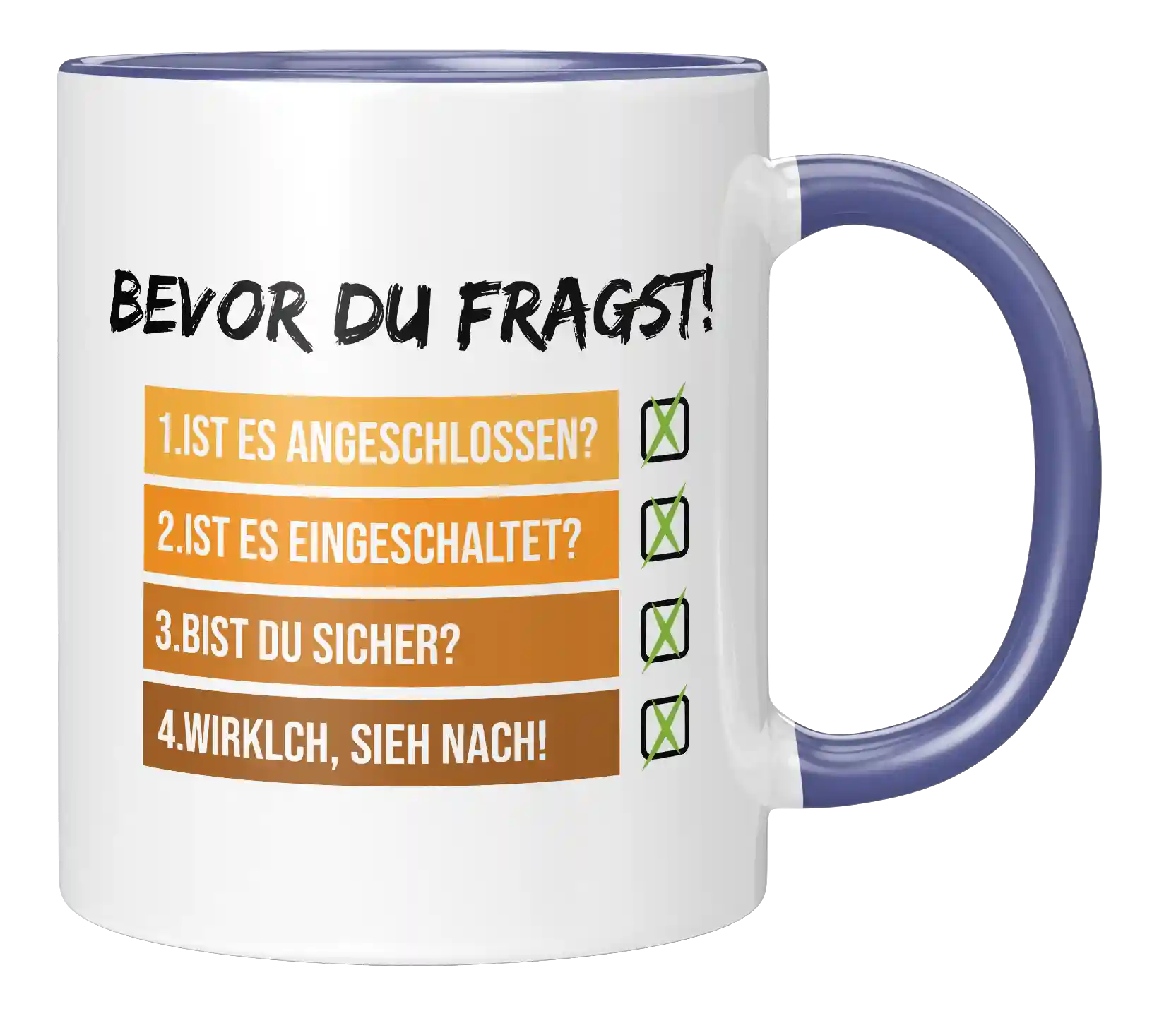 Tasse - Bevor du fragst