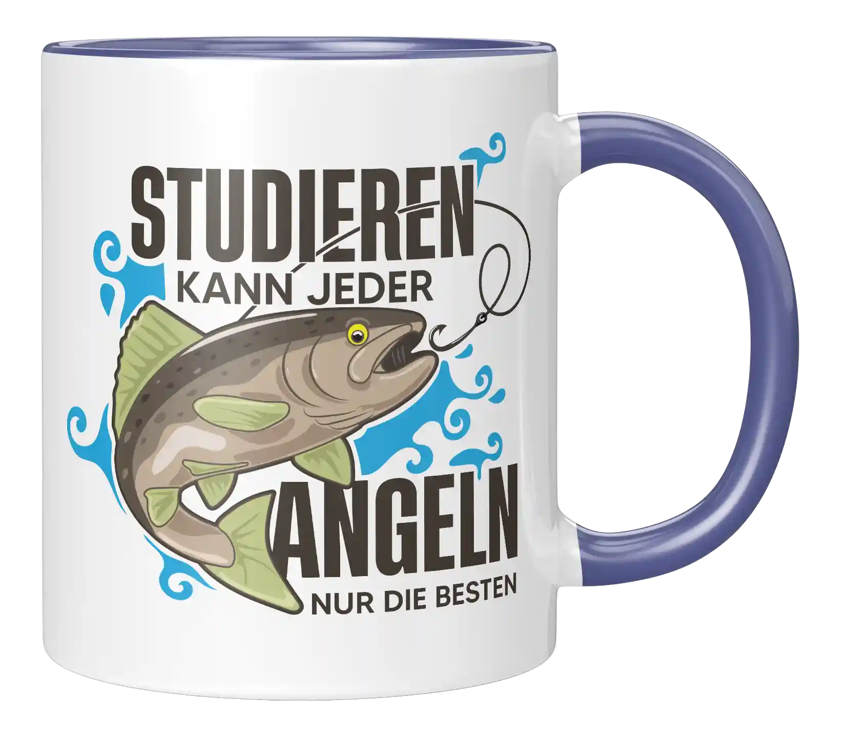 Tasse - Studieren kann jeder Angeln nur die Besten