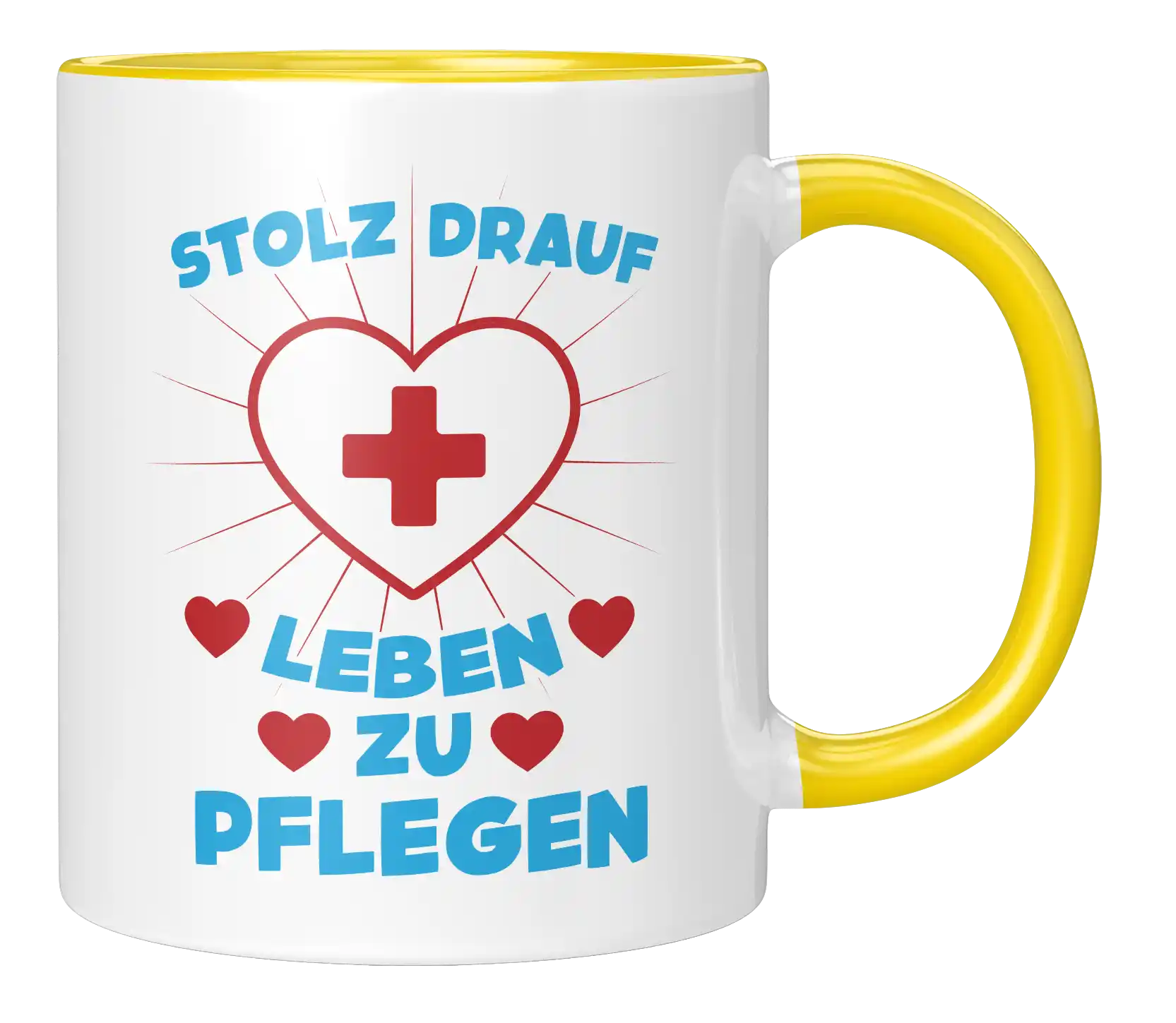 Tasse  - Stolz drauf - Leben - zu pflegen