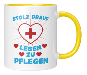 Tasse  - Stolz drauf - Leben - zu pflegen