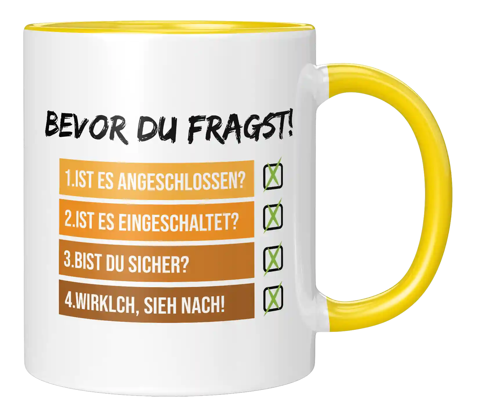 Tasse - Bevor du fragst