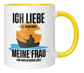 Tasse - Ich liebe es, Angeln