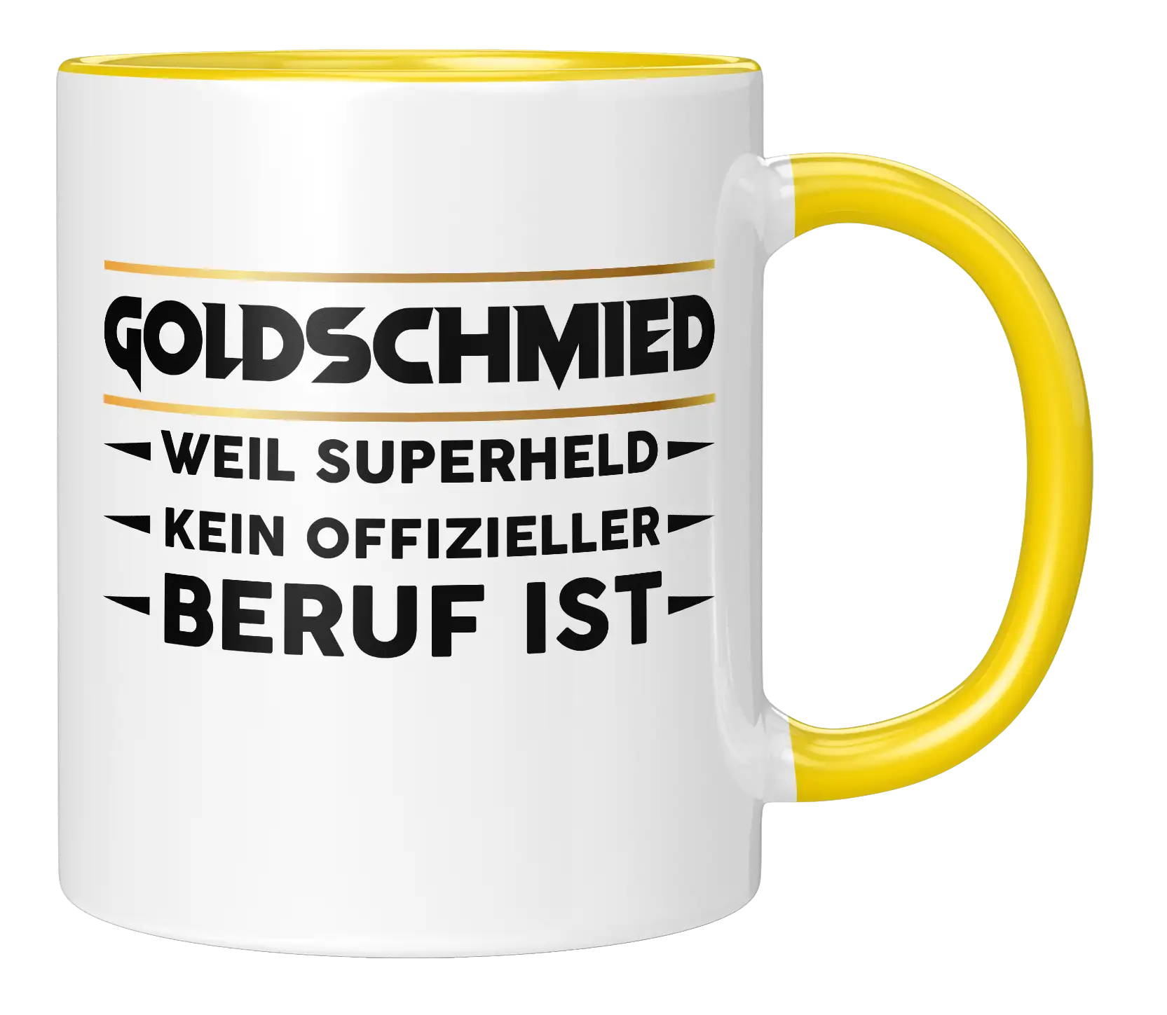 Tasse - Goldschmied weil Superheld kein offizieller Beruf ist