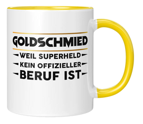 Tasse - Goldschmied weil Superheld kein offizieller Beruf ist