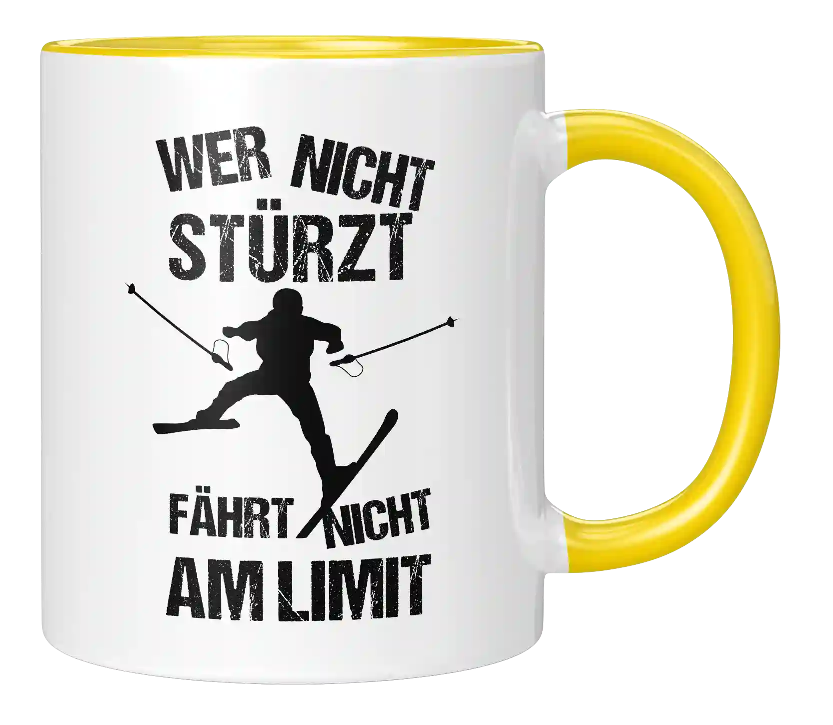 Tasse - Wer nicht stürzt, fährt nicht am Limit