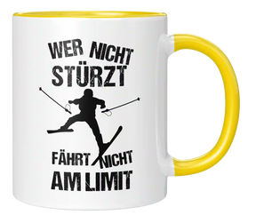 Tasse - Wer nicht stürzt, fährt nicht am Limit
