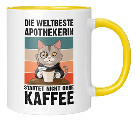 Tasse - Die Weltbeste Apothekerin startet nicht ohne Kaffee