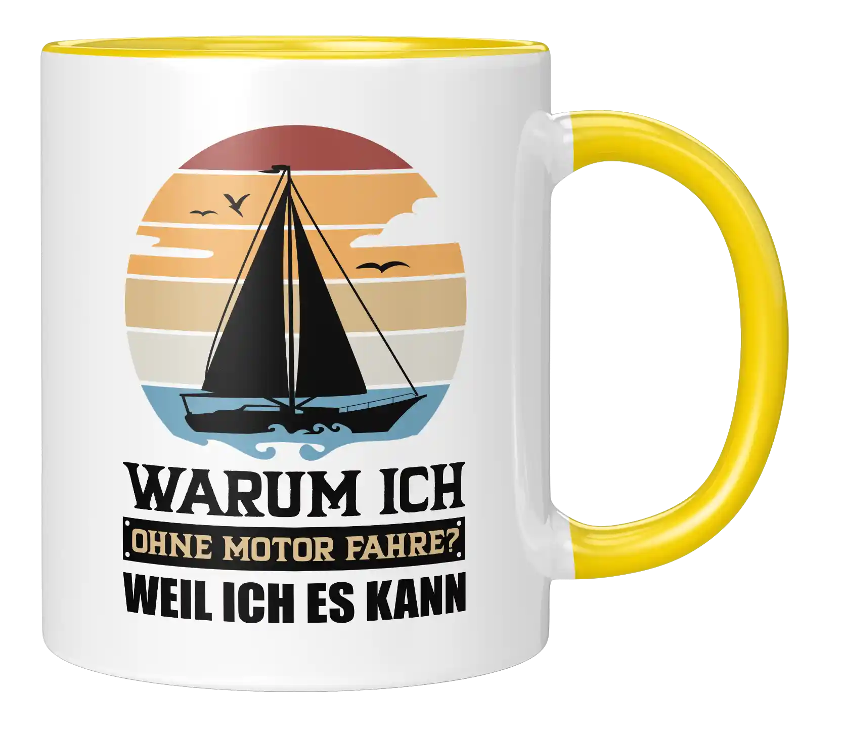 Tasse - Warum ich ohne Motor fahre? Weil ich es kann