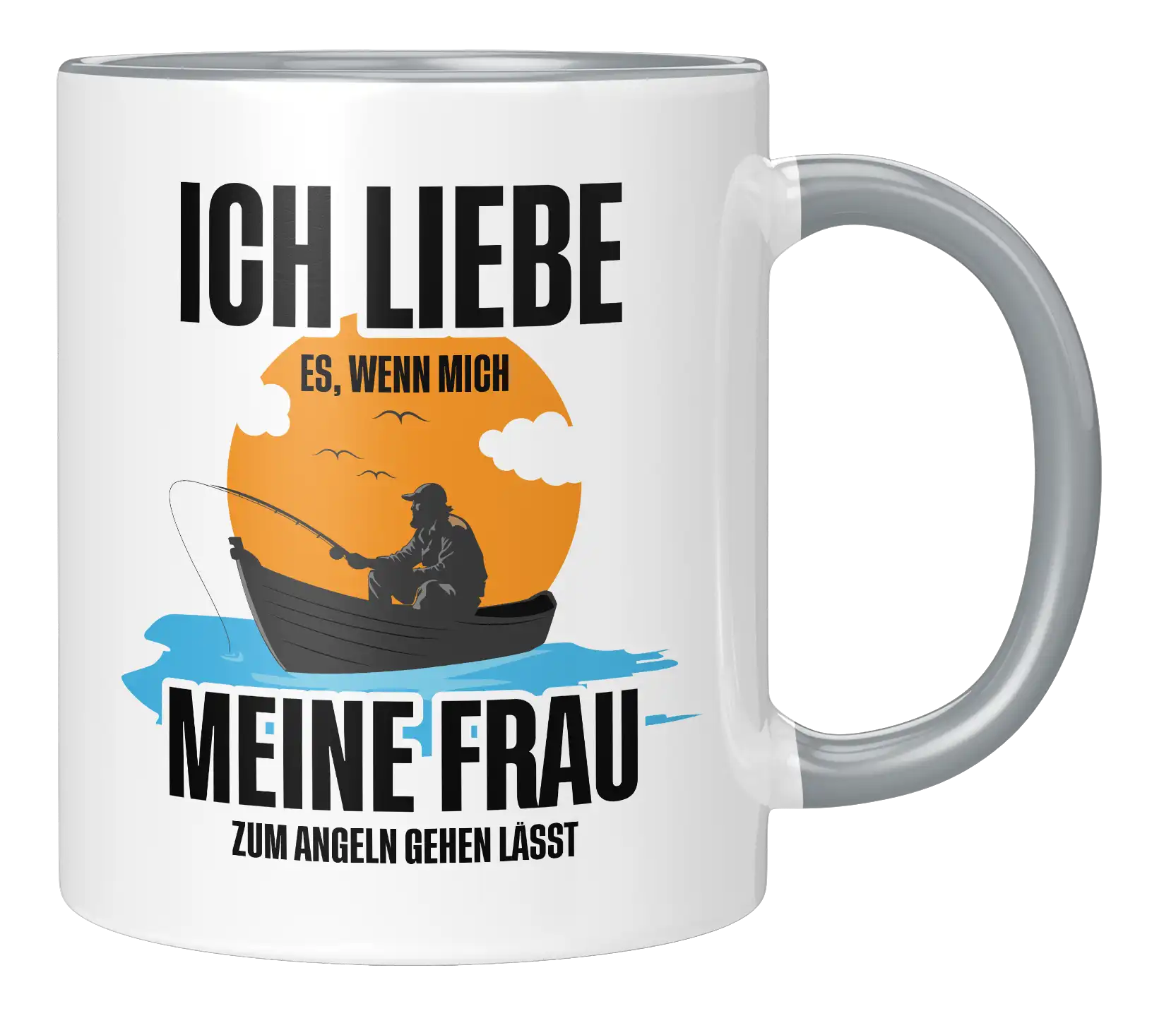 Tasse - Ich liebe es, Angeln