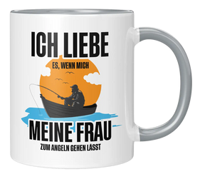 Tasse - Ich liebe es, Angeln