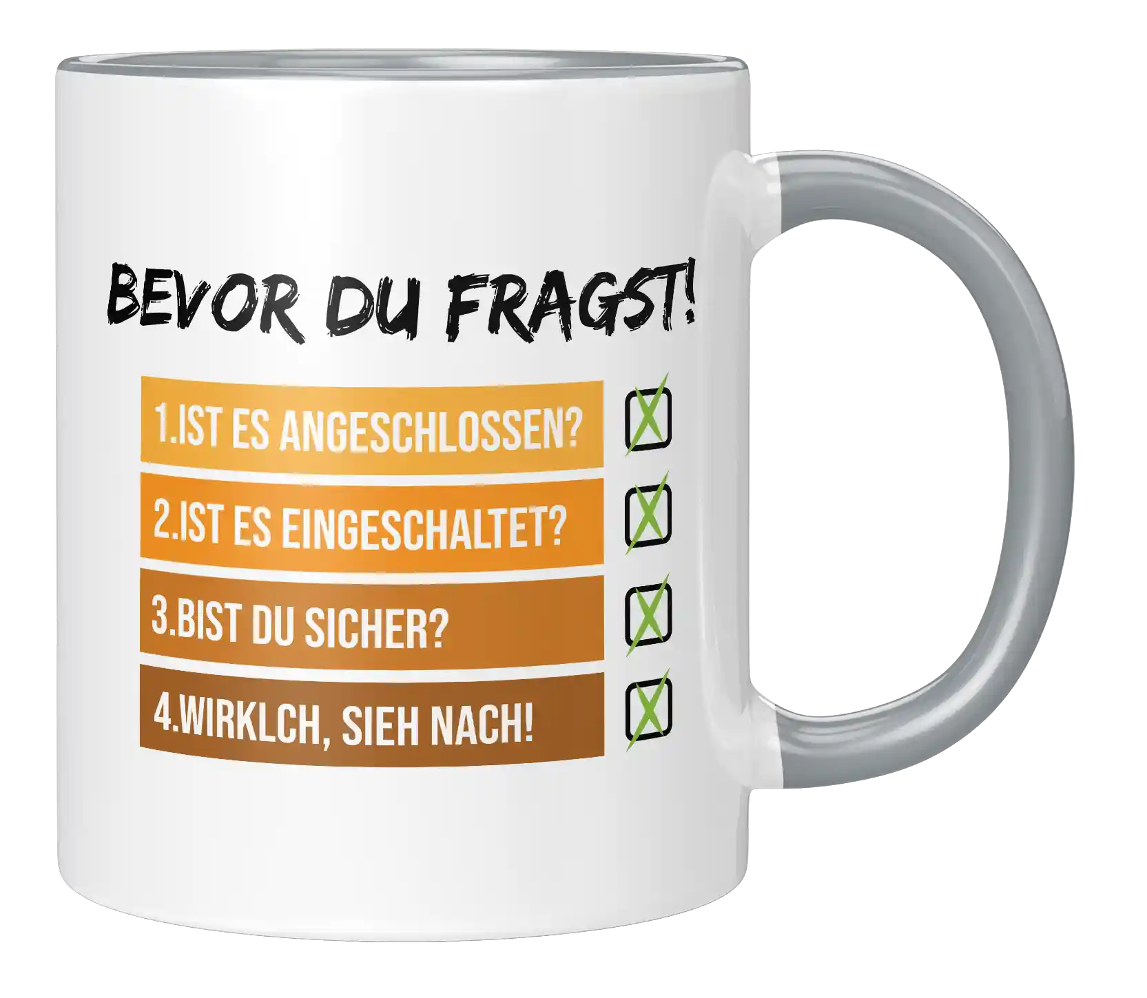 Tasse - Bevor du fragst