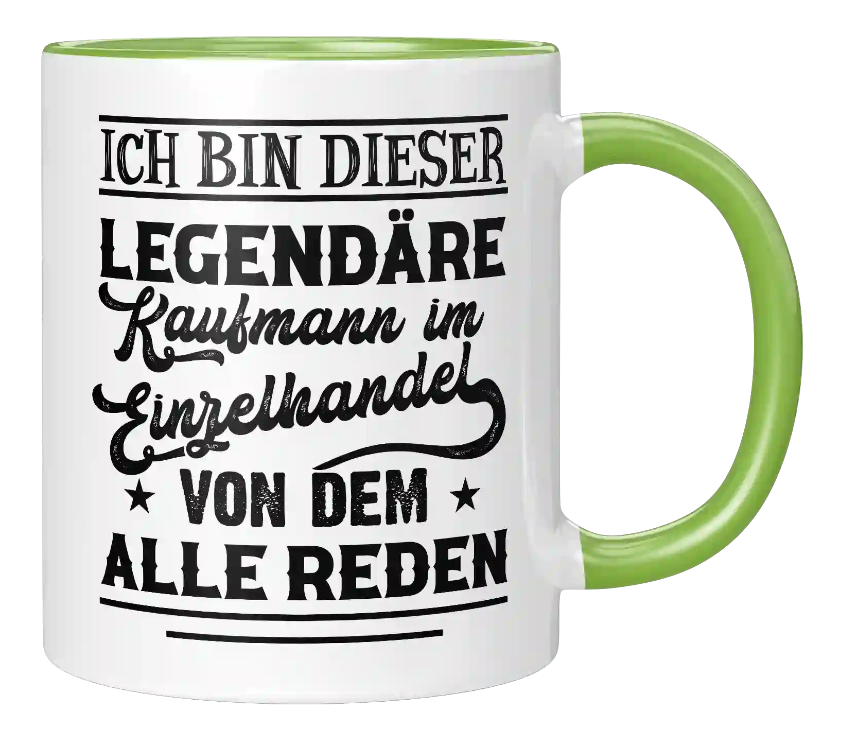 Tasse - Ich bin dieser legendäre Kaufmann im Einzelhandel, von dem alle reden!