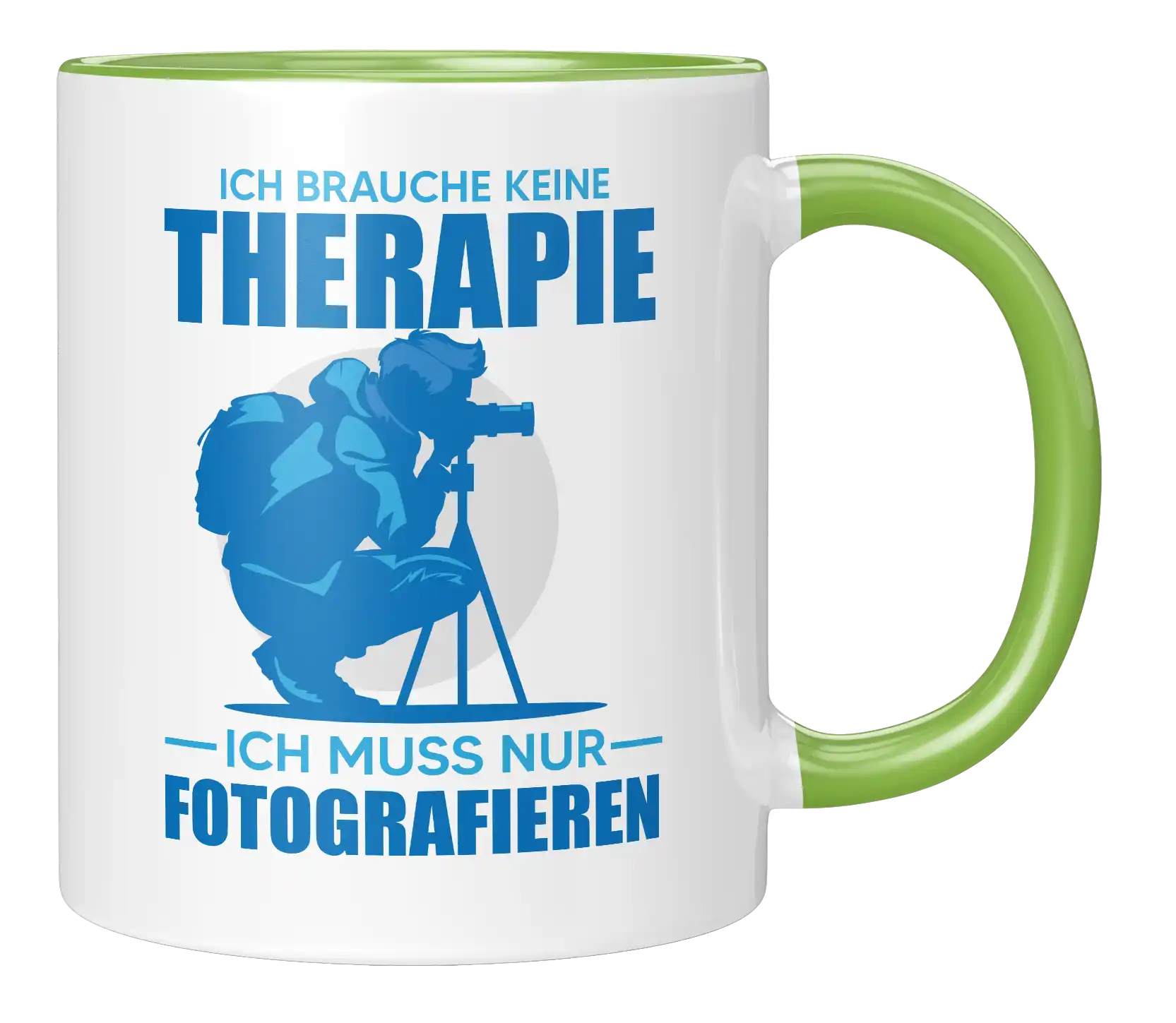 Tasse - Ich brauche keine Therapie, ich muss nur fotografieren