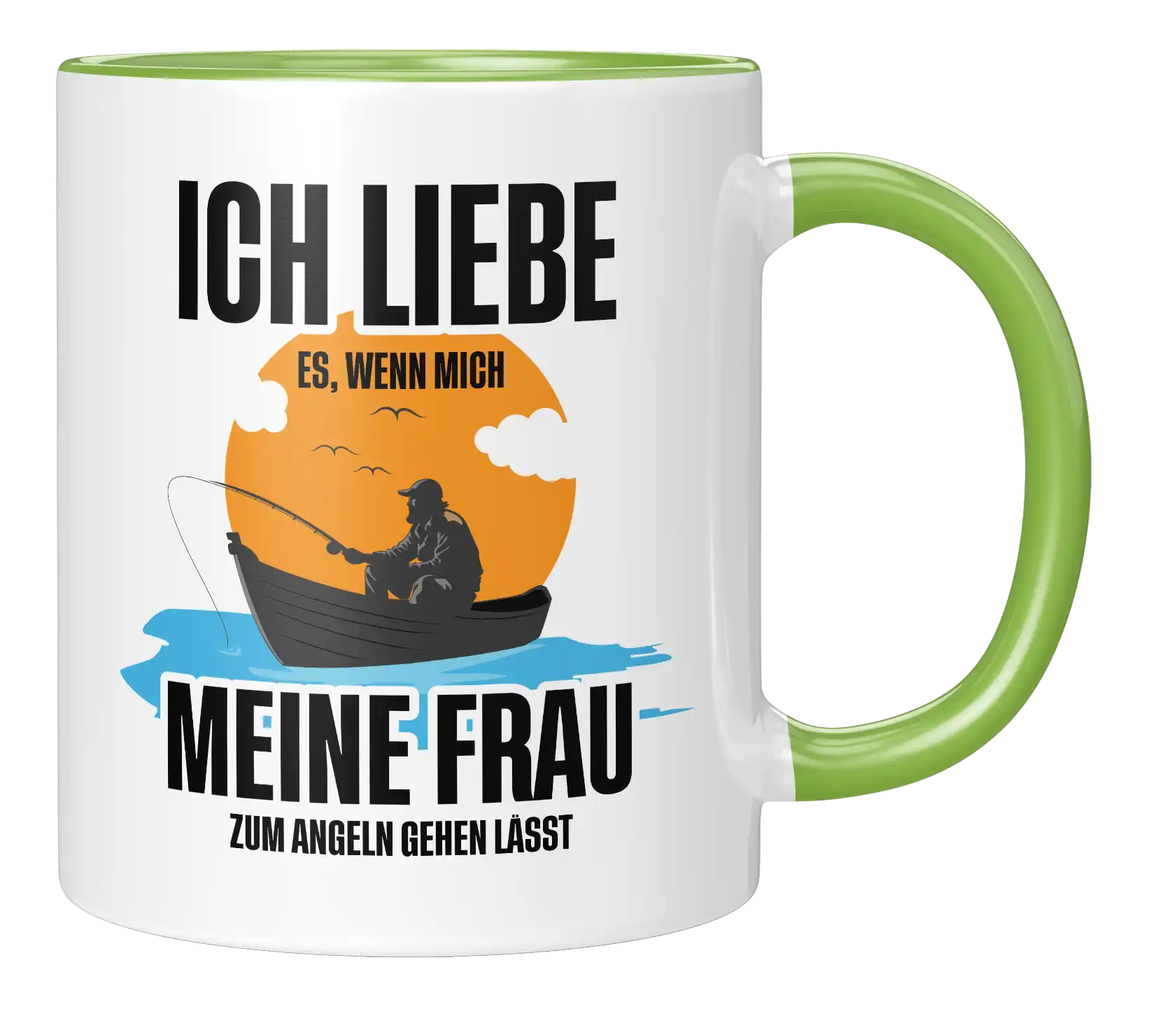 Tasse - Ich liebe es, Angeln