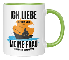 Tasse - Ich liebe es, Angeln