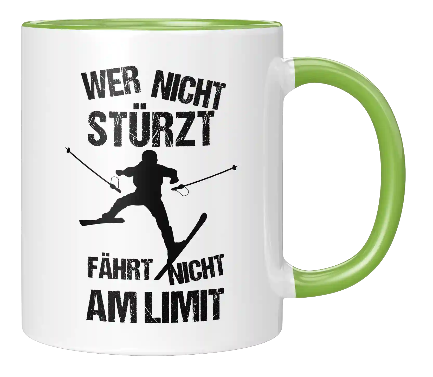 Tasse - Wer nicht stürzt, fährt nicht am Limit