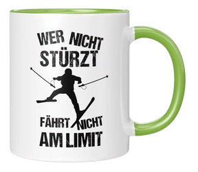 Tasse - Wer nicht stürzt, fährt nicht am Limit