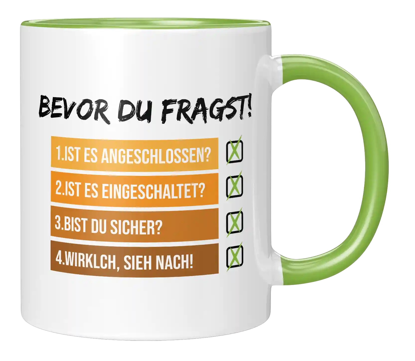 Tasse - Bevor du fragst