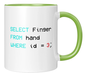 Tasse - Select Finger from hand where