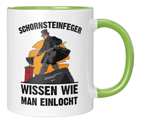 Tasse - Schornsteinfeger wissen wie man einlocht