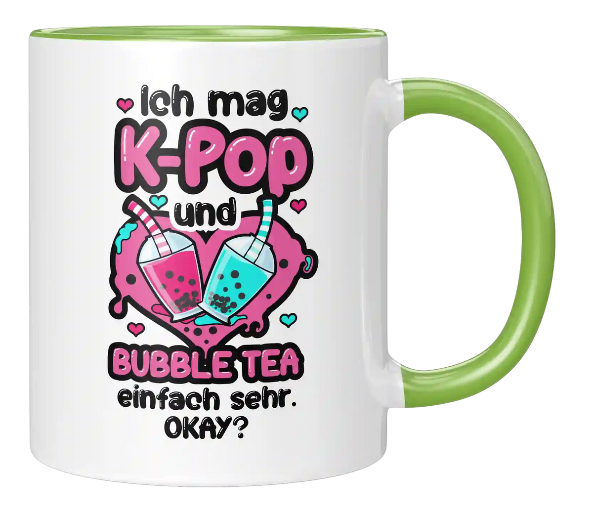 Tasse - Ich mag KPop und Bubble Tea einfach sehr