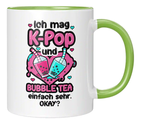 Tasse - Ich mag KPop und Bubble Tea einfach sehr