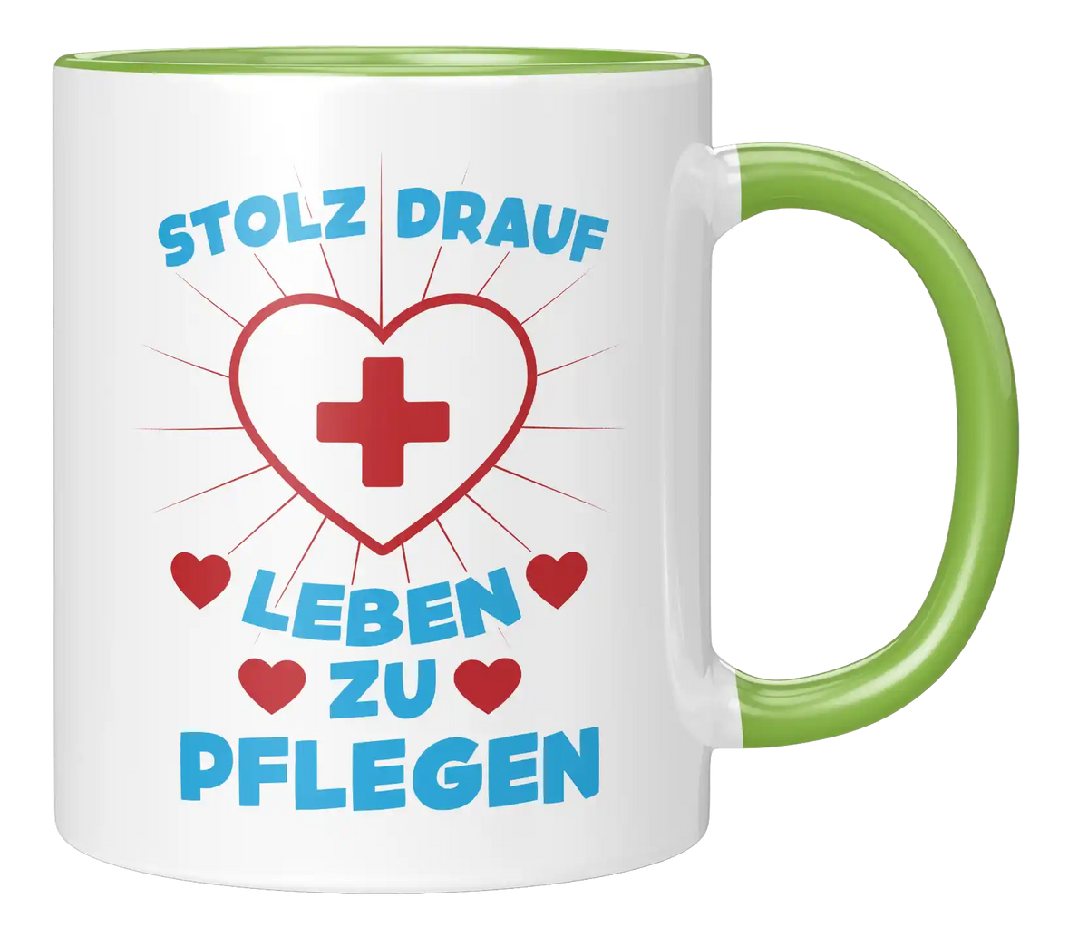 Tasse  - Stolz drauf - Leben - zu pflegen