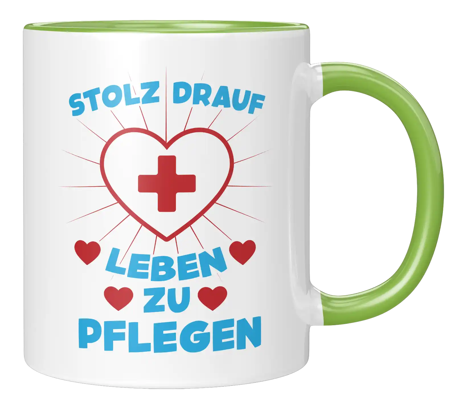 Tasse  - Stolz drauf - Leben - zu pflegen
