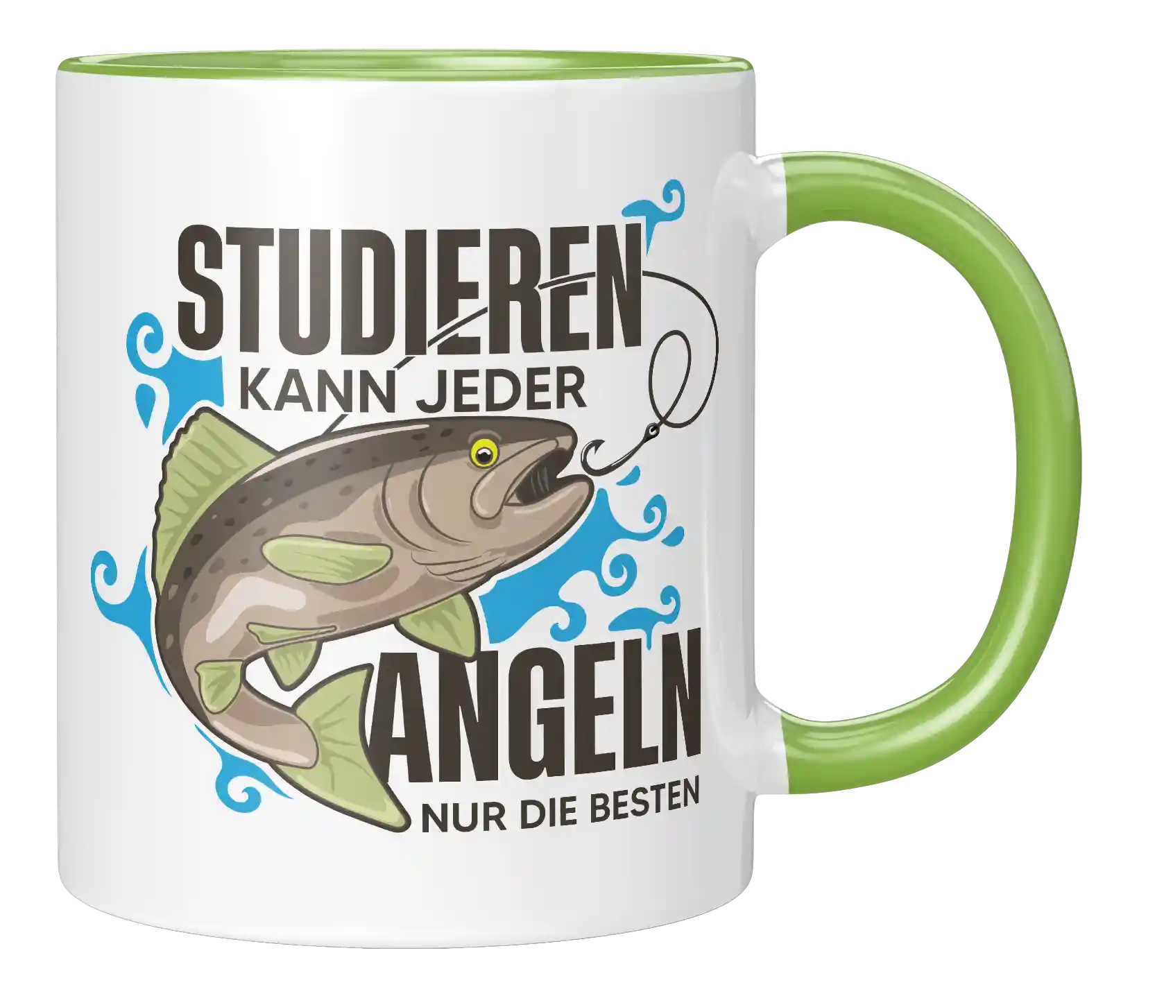 Tasse - Studieren kann jeder Angeln nur die Besten