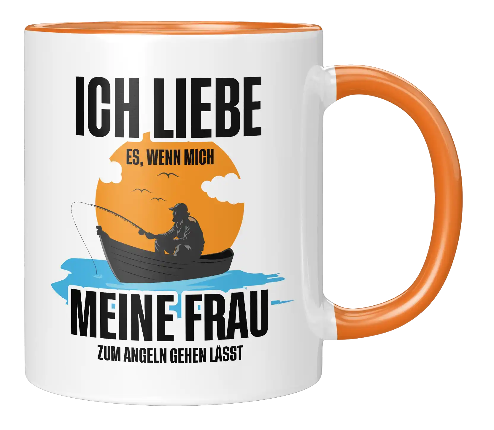 Tasse - Ich liebe es, Angeln