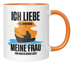 Tasse - Ich liebe es, Angeln