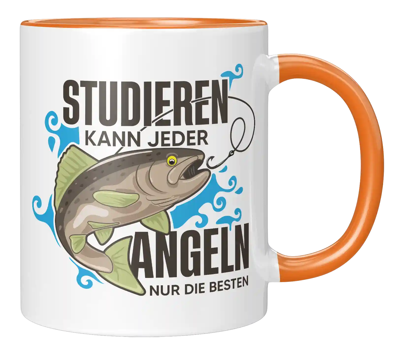 Tasse - Studieren kann jeder Angeln nur die Besten