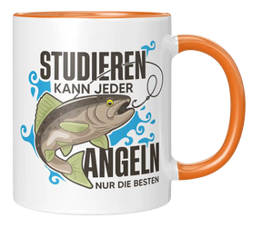 Tasse - Studieren kann jeder Angeln nur die Besten