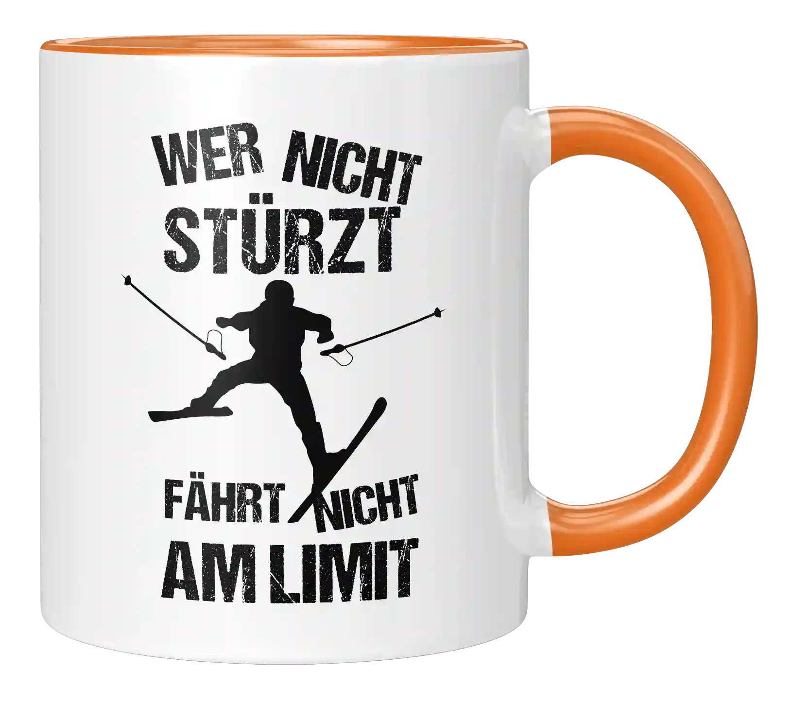 Tasse - Wer nicht stürzt, fährt nicht am Limit