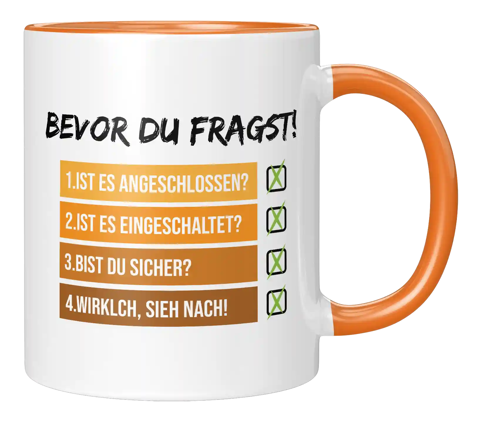 Tasse - Bevor du fragst