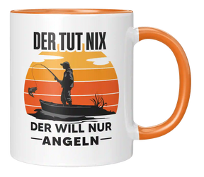 Tasse - Der will nur Angeln