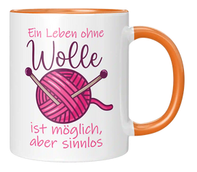 Tasse - Ein Leben ohne Wolle