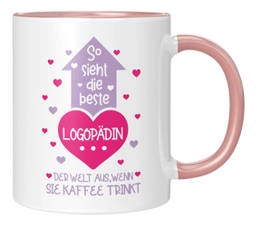 So sieht die beste Logopädin der Welt aus, wenn sie Kaffee trinkt