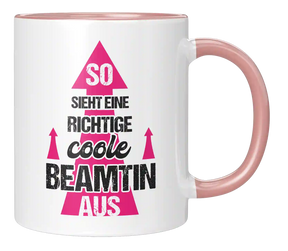 Tasse - So sieht eine echt coole Beamtin aus