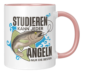 Tasse - Studieren kann jeder Angeln nur die Besten