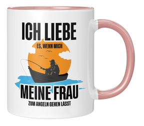 Tasse - Ich liebe es, Angeln