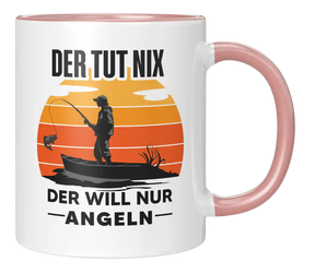 Tasse - Der will nur Angeln