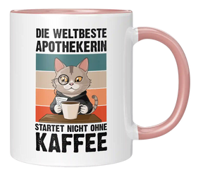 Tasse - Die Weltbeste Apothekerin startet nicht ohne Kaffee