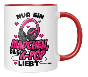 Tasse - Nur ein Mädchen, das KPop liebt