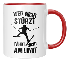 Tasse - Wer nicht stürzt, fährt nicht am Limit