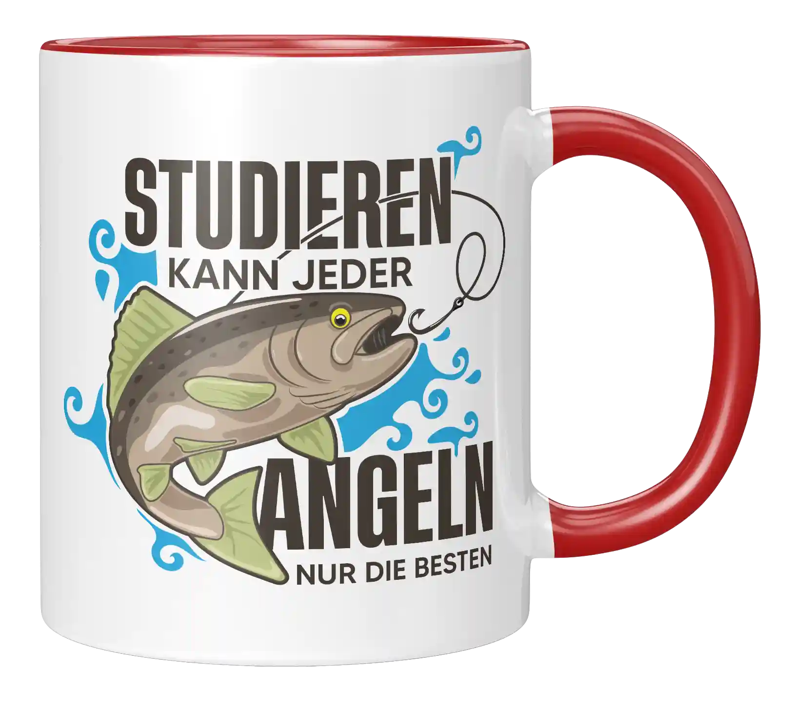 Tasse - Studieren kann jeder Angeln nur die Besten