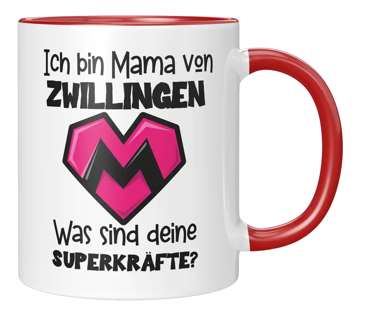 Tasse - Ich bin Mama von Zwillingen. Was sind deine Superkräfte?