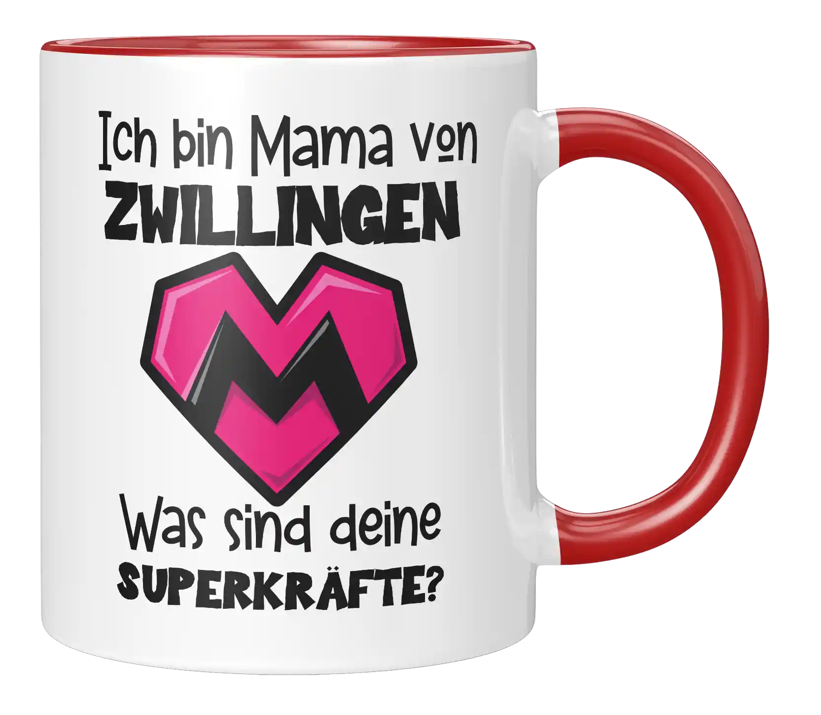 Tasse - Ich bin Mama von Zwillingen. Was sind deine Superkräfte?