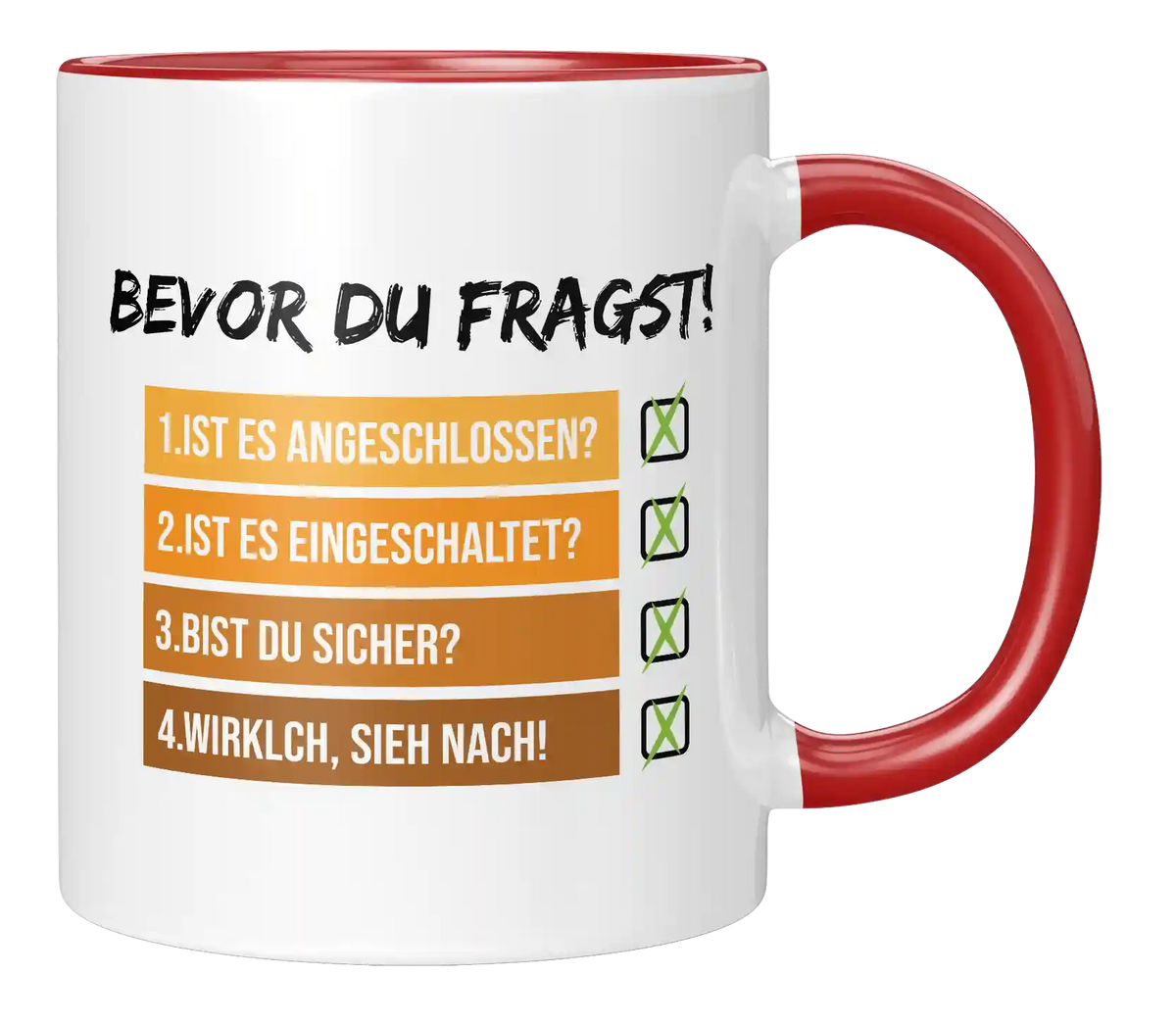 Tasse - Bevor du fragst