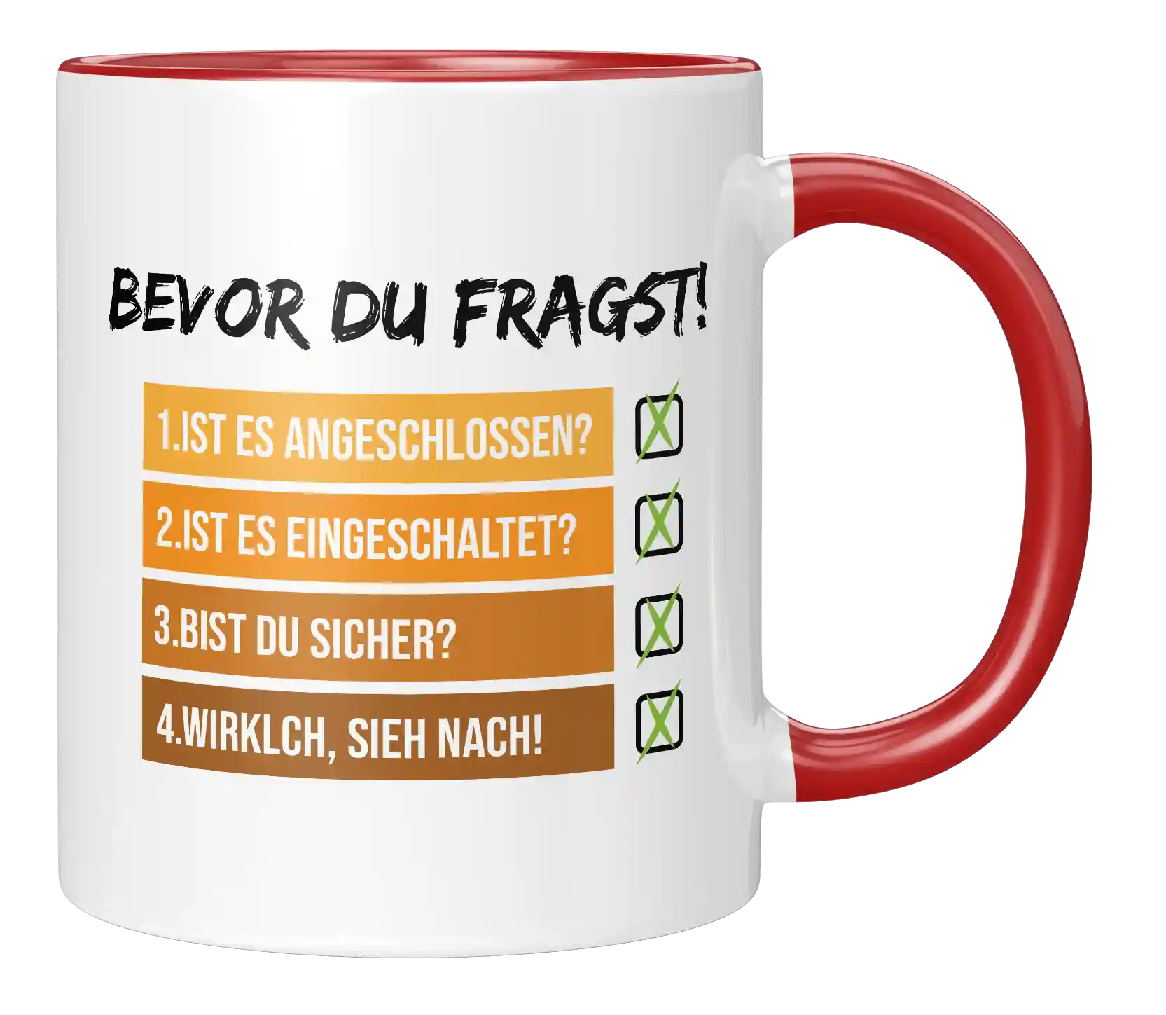 Tasse - Bevor du fragst